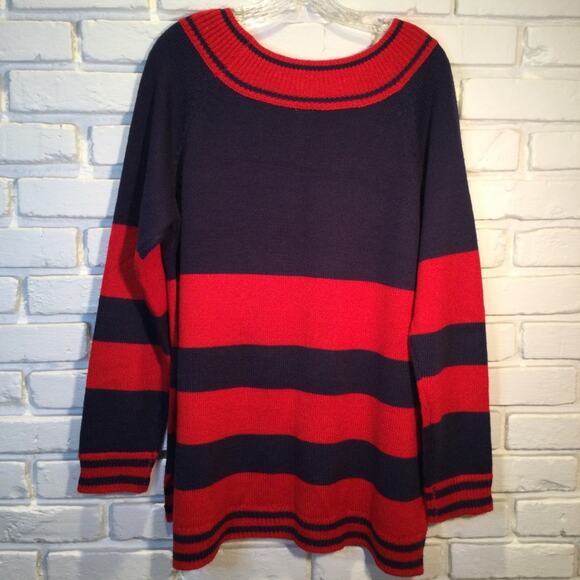 Ugly Christmas Sweater Reindeer Bulldog Themed XL 16/18 - Picture 4 of 5